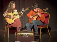 Dolgellau audience enjoyed Victoria Adiiye and Macdara Ó Faoláin