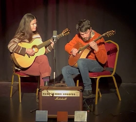 Victoria Adiiye and Macdara Ó Faoláin