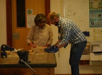 Pwllheli learners use carpentry to help with maths