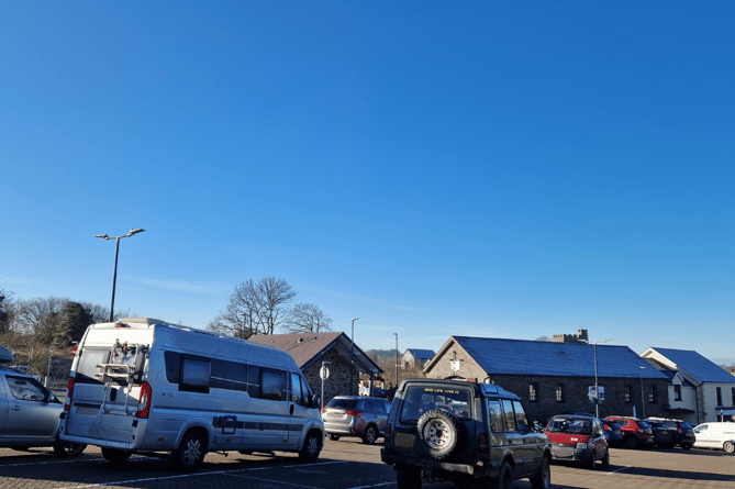 Tregaron car park