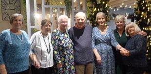 Llanrhystud Christmas dinner for 50+ Forum Committee members