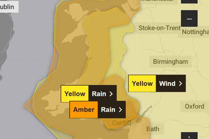 Weather warnings are still in place