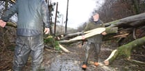 Powys council staff thanked for efforts during Storm Darragh