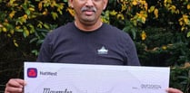 Vinod raises £1,000 for charity