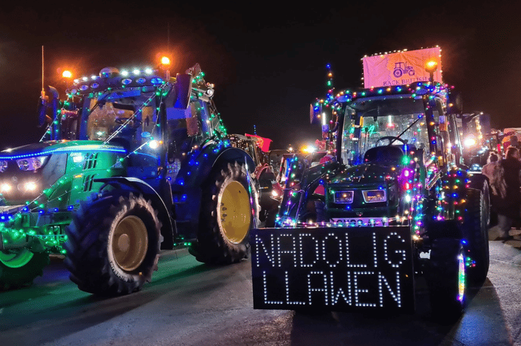 Llinos Furneaux picture of two of the tractors