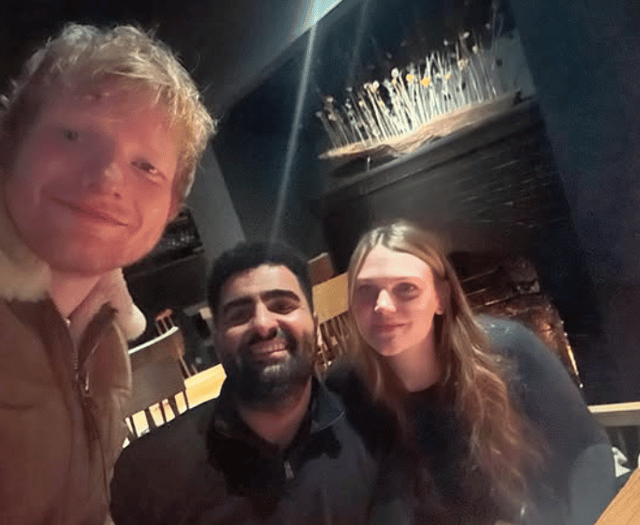 Ed Sheeran spotted enjoying Dyfi Valley's finest food and drink