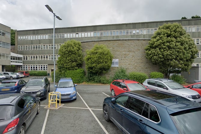 Edward Llwyd Building car park at Aberystwyth University