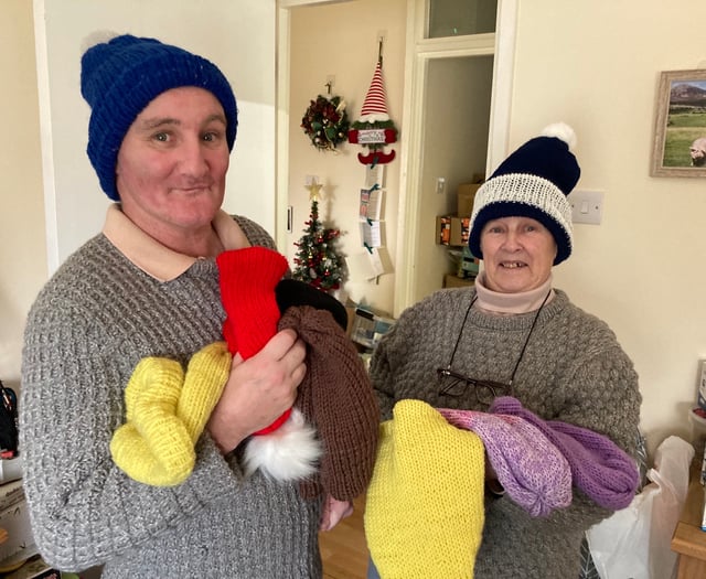 Pwllheli mother and son on a mission to spread warmth