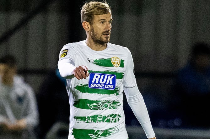 BRIDGEND, WALES. - 20TH SEPTEMBER 2024: 
Blaine Hudson of TNS in action.
Penybont v The New Saints in the JD Cymru Premier at the SDM Glass Stadium on the 20th September 2024. (Pic by Lewis Mitchell/FAW)