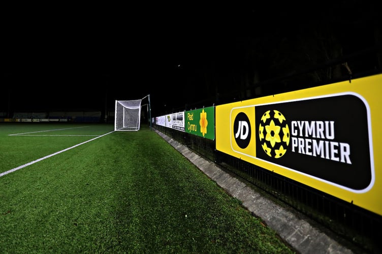 BALA, GWYNEDD, WALES - 3RD JANUARY 2025 - A general view of Maes Tegid before Bala Town vs Caernarfon Town in Round 21 of the JD Cymru Premier at Maes Tegid, Bala (Pic by Sam Eaden/FAW)