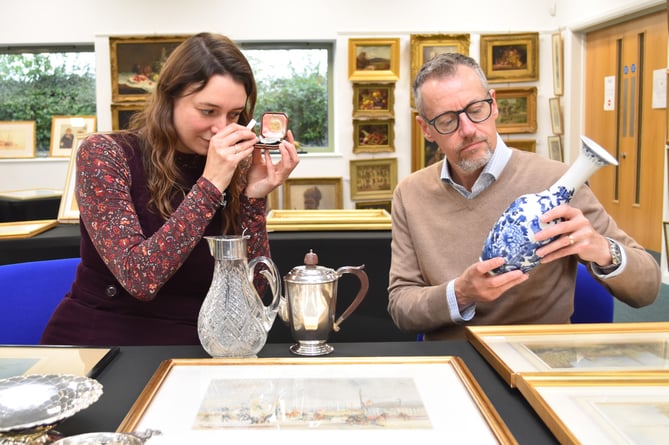 Maryanne Lineker-Mobberley and Alexander Clement who will be looking to discover treasures at Llwyngwril.