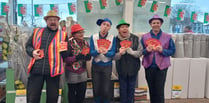 Criccieth Starlight Players promote upcoming show in Tesco Porthmadog