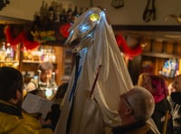 Hundreds celebrate new year with ancient undead horse tradition