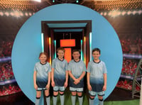 Aberystwyth and Lampeter kids take part in S4C football show