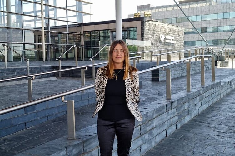 MS Jane Dodds outside the Senedd