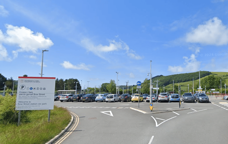 Bow Street Railway Station car park