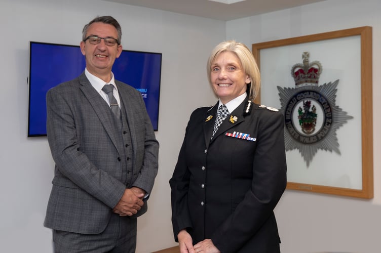 Andy Dunbobbin
North Wales Police and Crime Commissioner and Chief Constable, Amanda Blakeman North Wales Police. ..