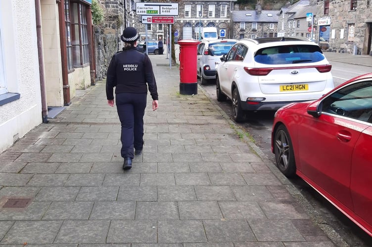 Gwynedd police are patrolling area following concerns over drug use. Photo: NWP Gwynedd South