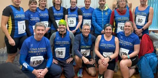 Aberystwyth runners brave the elements at Maenclochog team pursuits