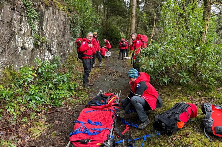 Aberdyfi Search & Rescue Team picture from the incident