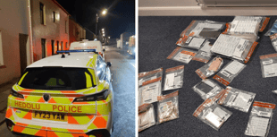 Pwllheli police arrest pair on suspicion of drug offences