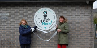 Toilet paper cut in reopening ceremony for Machynlleth public toilets