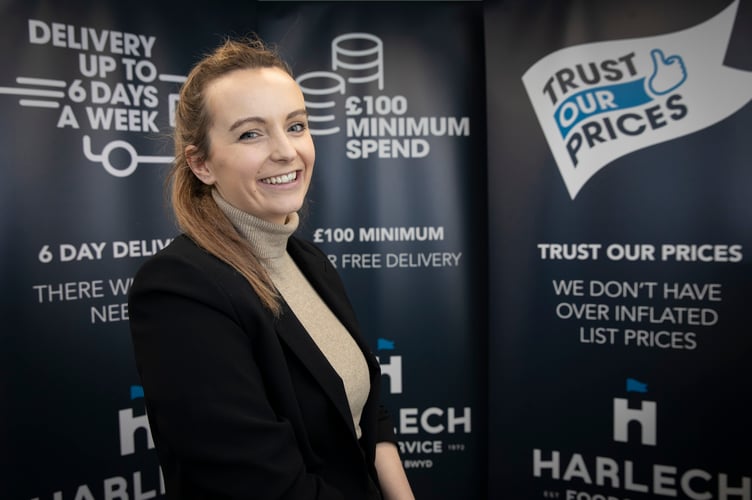 Josie Swift, Head of Purchasing at Harlech foodservice. Photo: Mandy Jones Photography