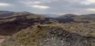 Firefighters use drone to tackle 1,000 hectare grass fire