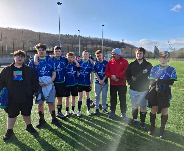 Dolgellau students win second place in football tournament