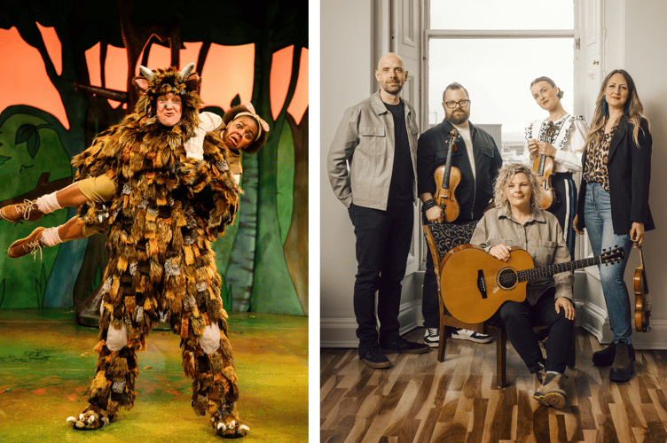 The Gruffalo (left) and Blazing Fiddles! (right)