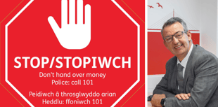 Gwynedd sticker campaign to combat fraudsters