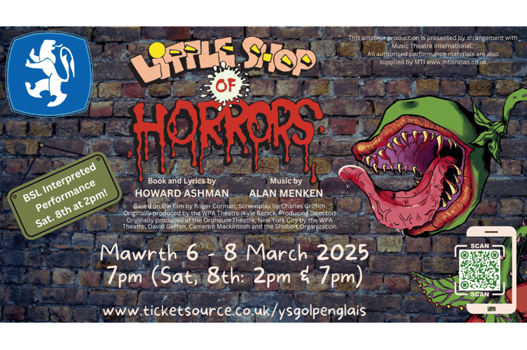 students and staff are working hard on their production of 'Little Shop of Horrors'