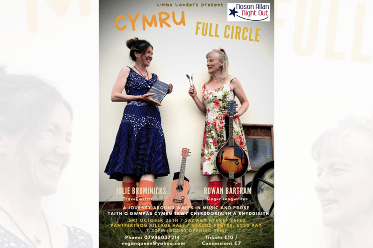 Limbo Landers presents Cymru - Full Circle at Pantperthog Hall this Saturday 26 October