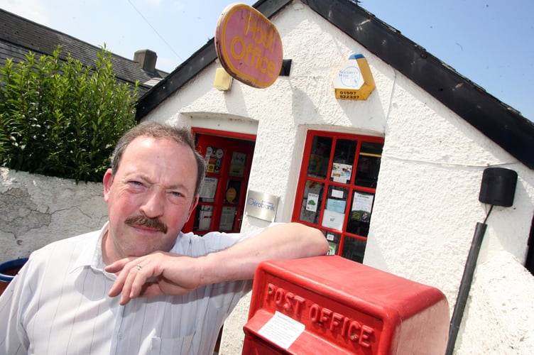 Photo Code DPJ31J213 Photo Arwyn Parry Jones 31July08 Ref Norman; Closure of  Llanfarian Post office, pictured is Alun Lloyd-Jones....